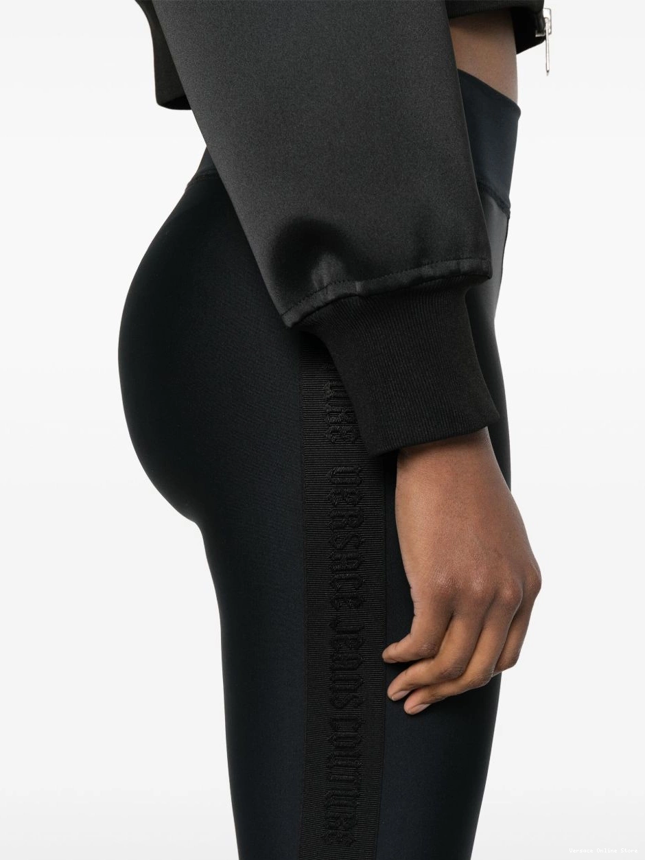 Affordable Versace Women leggings Couture Jeans logo-trim 0816